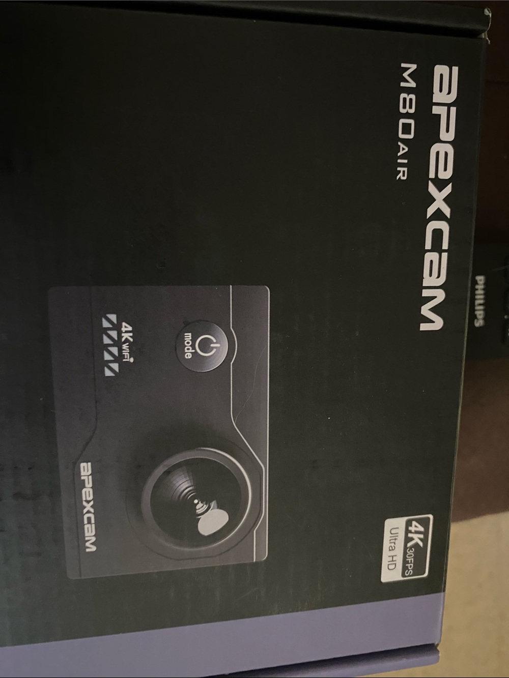 Apex M80 Air 4K Action Camera - Black